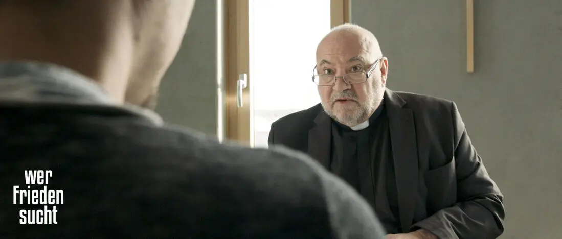 Reifer Schauspieler in einer Charakterrolle