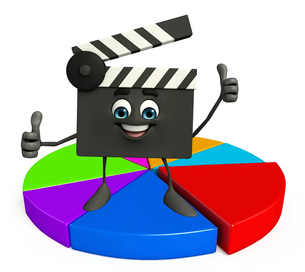 Filmlicht im Kinosaal